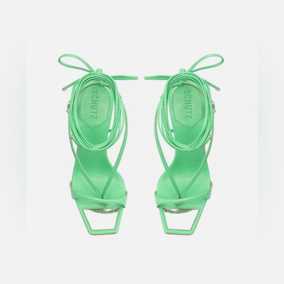 🦚NIB🦚 Schutz Vikki Leather Sandal - Picture 3 of 5